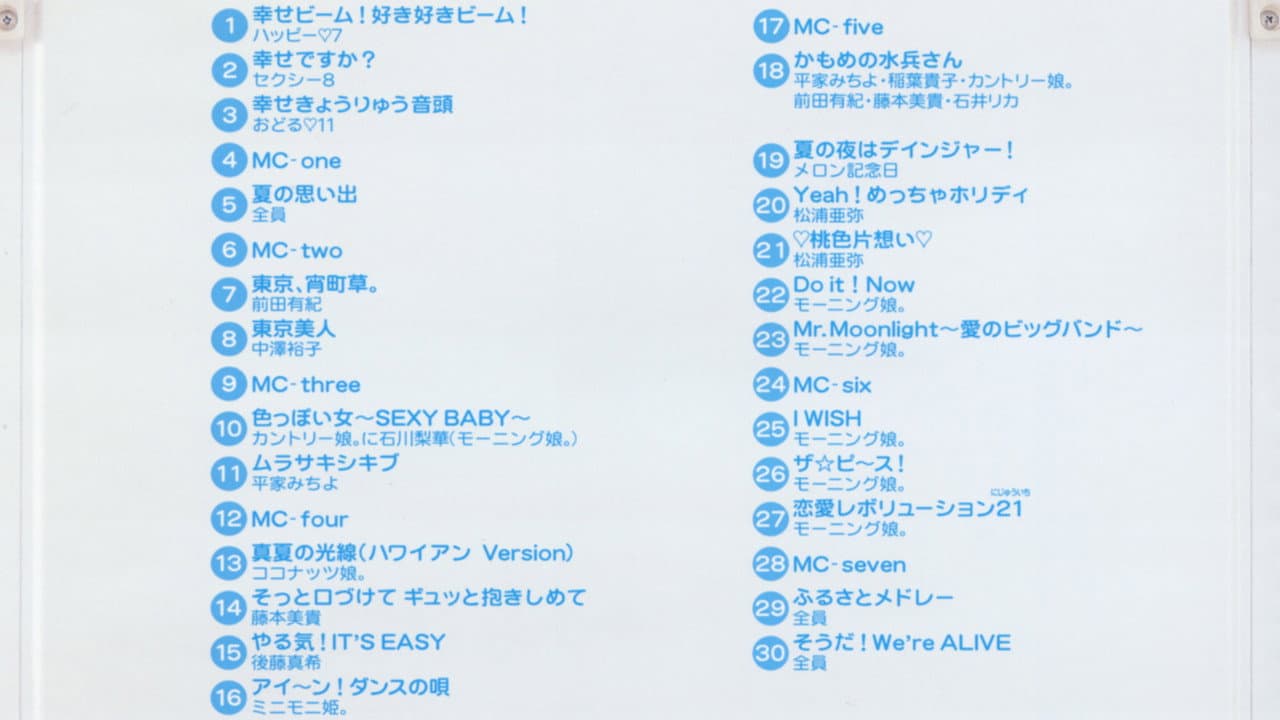 Hello! Project 2002夏 ~ONE HAPPY SUMMER DAY~
