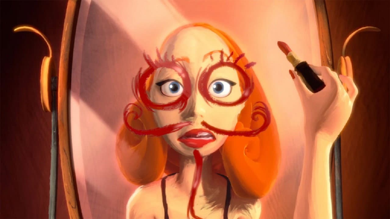 Una mujer frente al espejo
