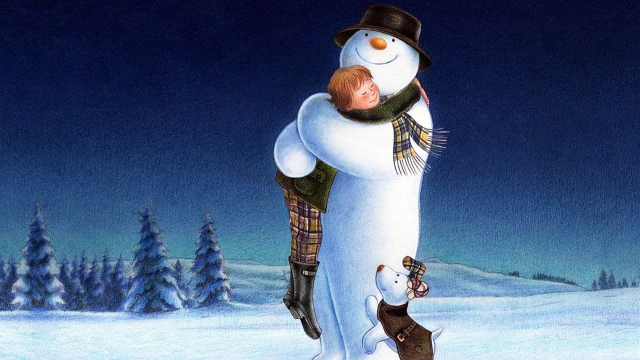 El muñeco de nieve y el perro de nieve