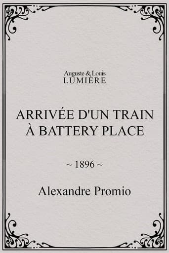 Arrivée d'un train à Battery Place