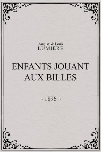 Enfants jouant aux billes